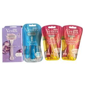 Lot 4 Gillette Venus/Schick Hydro Silk Razors